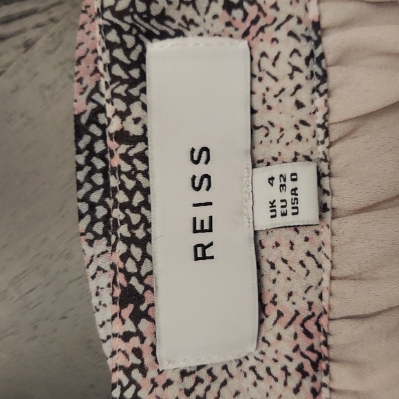 REISS Jonah Circle Print Mini Skirt - Picture 9 of 14